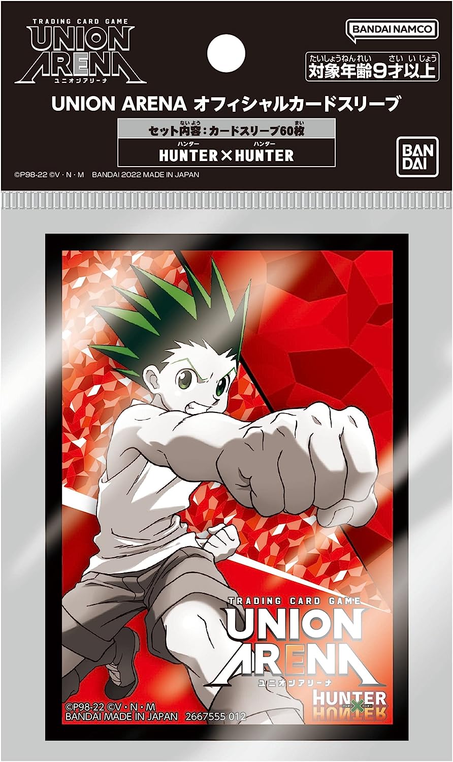 UNION ARENA Hunter x Hunter Official Card Sleeve UNION ARENA Hunter x Hunter Official Card Sleeve