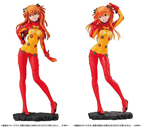 Evangelion Shin Gekijouban - Souryuu Asuka Langley - Evangelion Gasha Portraits Premium - Clear Hair&Solid Hair - Set Of 4 (Bandai)