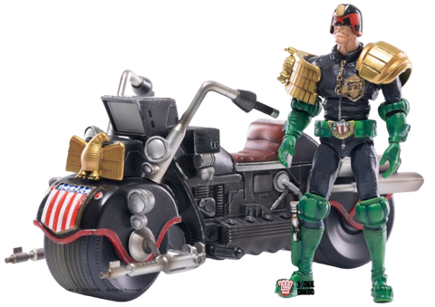 Judge Dredd - Judge Dredd & Lawmaster MKII Set - 1/18 (Hiya Toys)