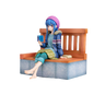Yurucamp - Shima Rin - 1/7 - Foot Bath ver. (AmiAmi)