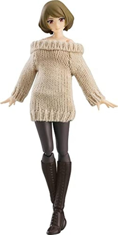 Original Character - Figma #574 - figma Styles - Chiaki - Off-the-Shoulder Sweater Dress (Max Factory)
