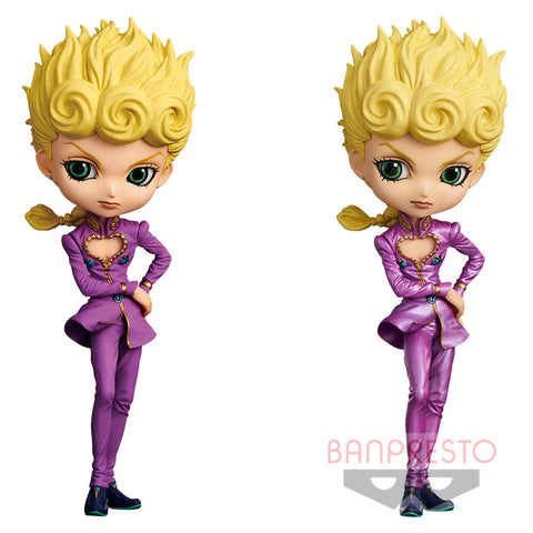 Jojo no Kimyou na Bouken - Ougon no Kaze - Giorno Giovanna - Jojo no Kimyou na Bouken Ougon no Kaze Q Posket - Q Posket - Set Of 2 (Bandai Spirits)