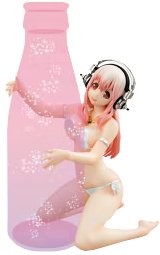 SoniComi (Super Sonico) - Sonico - Drink Holder - White Pearl (FuRyu)