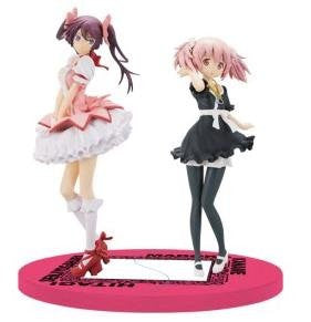 Monogatari Series - Senjougahara Hitagi - SQ - Madogatari ver., Madoka ver. - Mahou Shoujo Madoka★Magica - Kaname Madoka - SQ - Madogatari ver., Hitagi ver.