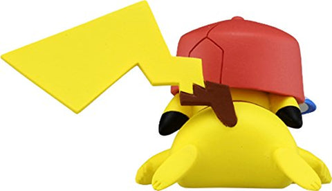 Pocket Monsters Sun & Moon - Pikachu - Moncolle Ex S - Monster Collection - EMC_25 - Satoshi's Pikachu (Alola Cap) (Takara Tomy)