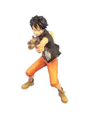 One Piece - Monkey D. Luffy - Door Painting Collection Figure - 1/7 - The Three Musketeers Ver. (Plex)