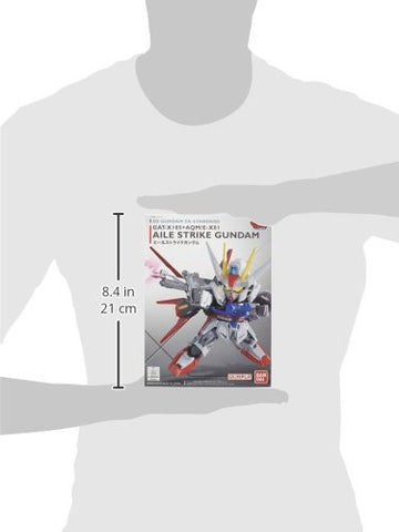 Kidou Senshi Gundam SEED - GAT-X105 Strike Gundam - GAT-X105+AQM/E-X01 Aile Strike Gundam - SD Gundam EX-Standard 02 (Bandai)