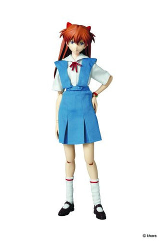 Shin Seiki Evangelion - Souryuu Asuka Langley - Real Action Heroes #502 - 1/6 - Uniform Version (Medicom Toy)