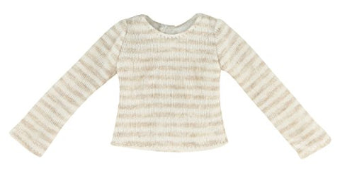 Pureneemo Original Costume - PureNeemo S Size Costume - Doll Clothes - Stripes T-shirt - 1/6 - Beige x White (Azone)