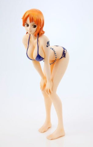 One Piece - Nami - Portrait Of Pirates Limited Edition - Excellent Model - 1/8 - Swimsuit Blue