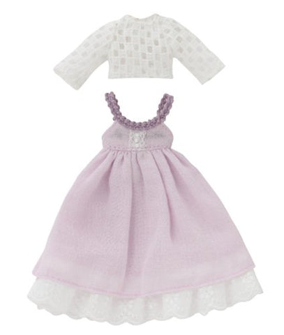 Doll Clothes - Picconeemo Costume - Lace Cut and Sewn & Natural Jumper Dress Set - 1/12 - Lavender (Azone)