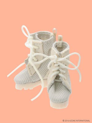 Doll Clothes - Picconeemo Costume - Military Combat Boots - 1/12 - Sand Beige (Azone)