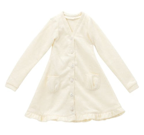 Doll Clothes - 50cm Collection - Black Raven Clothing Spring Color Long Cardigan - 1/3 - Cream Yellow (Azone)