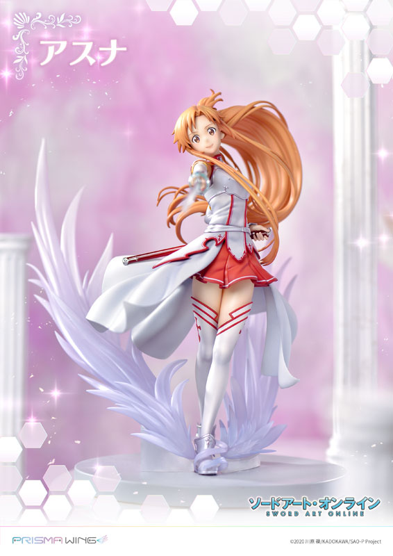 ソードアート・オンライン SAO アスナ フィギュア PRISMA WING PRISMA WING Sword Art Online Asuna Bonus Version 1/7 Scale