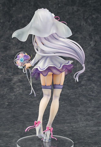 Re:Zero kara Hajimeru Isekai Seikatsu - Emilia - 1/7 - Wedding Ver. - 2024 Re-release (Phat Company)