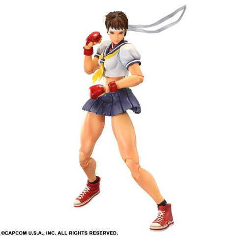 Super Street Fighter IV: Arcade Edition - Kasugano Sakura - Play Arts Kai (Square Enix)