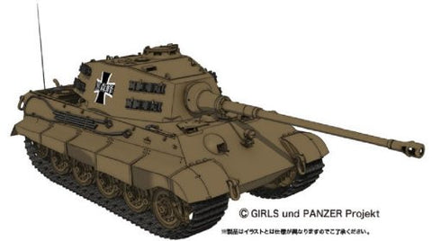 Girls und Panzer - Tiger II - 1/35 - Kuromorimine Girls High School Ver. (Platz)