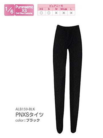 Doll Clothes - Pureneemo Original Costume - PureNeemo XS Size Costume - Tights - 1/6 - Black (Azone)
