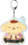 Yuri!!! on Ice x Sanrio Characters - Deka Key Chain - Stamp Rally Ver. - Pom Pom Purin