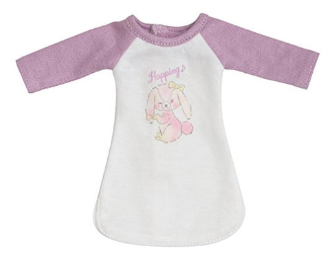 Doll Clothes - Pureneemo Original Costume - PureNeemo S Size Costume - Animal Raglan Dress - 1/6 - Purple x White (Azone)