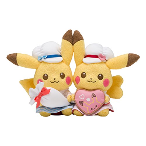 Pokemon Center Original Plush Doll Pikachu's Sweet Treats Pair Pikachu