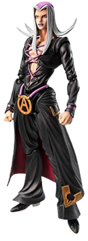 Jojo no Kimyou na Bouken - Ougon no Kaze - Leone Abbacchio - Super Action Statue #58 - 2021 Re-release (Medicos Entertainment)