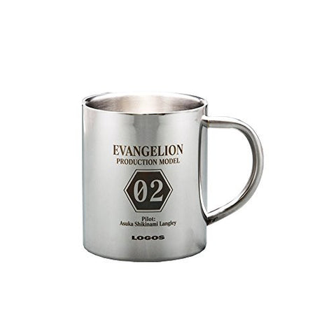 Evangelion Shin Gekijouban - Souryuu Asuka Langley - Eva x Logos - Mug (Eichi Co., Ltd)