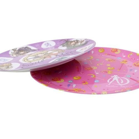 Bishoujo Senshi Sailor Moon - Sailor Moon - Melamine Plate - Sailor and Ribbon Pattern (Hasepro)