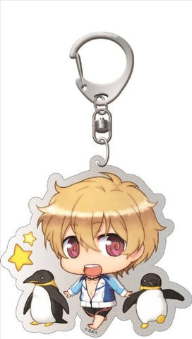 Free! - Hazuki Nagisa - Deka Keyholder - Keyholder - Swimsuit ver., Chimi (Contents Seed)