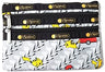 Pokémon - 3-Zip Cosmetic Pouch - Pikachu Monogram (Pokémon Center, LeSportsac)