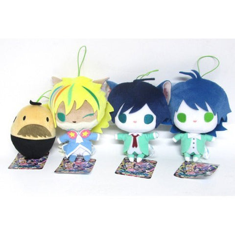 Show By Rock!! - Riku - Kai - Shuu☆Zou - Plush Strap - Show By Rock!! Trichronika Plush - Wink - Set