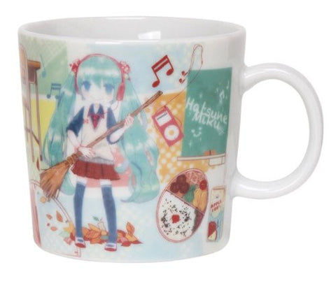 Vocaloid - Hatsune Miku - Mug - Miku in School (Sekiguchi)