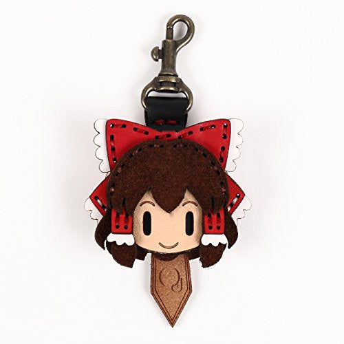 Touhou Project - Hakurei Reimu - Hand Made Leather Key Cap - Solaris Japan