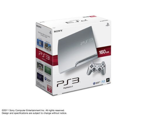 PlayStation3 Slim Console (HDD 160GB Satin Silver Model) - 110V - Solaris  Japan