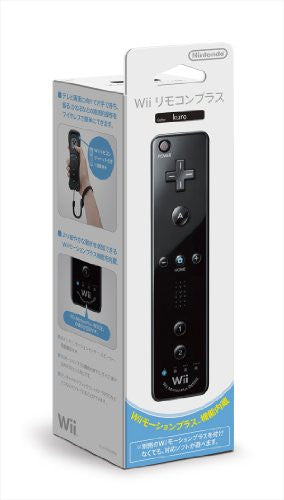 Wii Remote Plus Control (Black) - Solaris Japan Wii Remote Plus Control (Black) - Solaris Japan