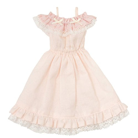 Doll Clothes - Pureneemo Original Costume - PureNeemo S Size Costume - Off Shoulder Frill One-piece - 1/6 - Light Pink (Azone)