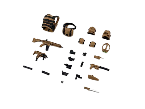 Posable Figure Equipment Set B - 1/12 - Ghost Desert Ver. (Dragon Horse)