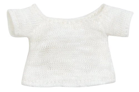 Doll Clothes - Picconeemo Costume - Loose Collar Summer Knit - 1/12 - White (Azone)