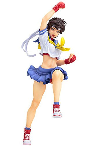 Street Fighter - Kasugano Sakura - Bishoujo Statue - Street Fighter x Bishoujo - 1/7 (Kotobukiya)