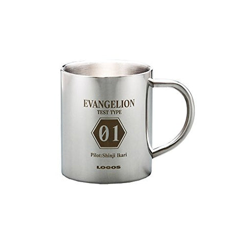 Evangelion Shin Gekijouban - Ikari Shinji - Mug - Eva x Logos (Eichi Co., Ltd)