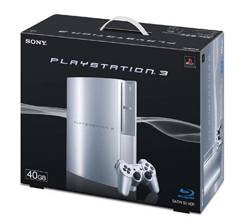 PlayStation3 Console (HDD 40GB Model) Satin Silver - 110V PlayStation3 Console (HDD 40GB Model) Satin Silver - 110V