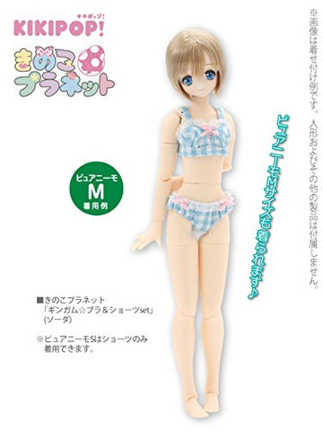 Doll Clothes - KIKIPOP! - Kinoko Planet - Gingham☆Bra & Shorts Set - Soda (Azone)