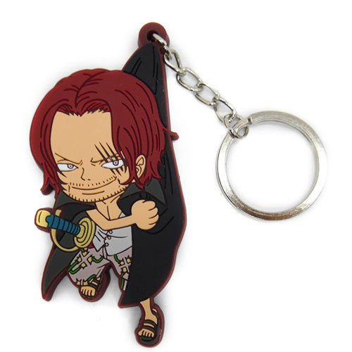 One Piece - Red-Haired Shanks - Keyholder - Rubber Strap