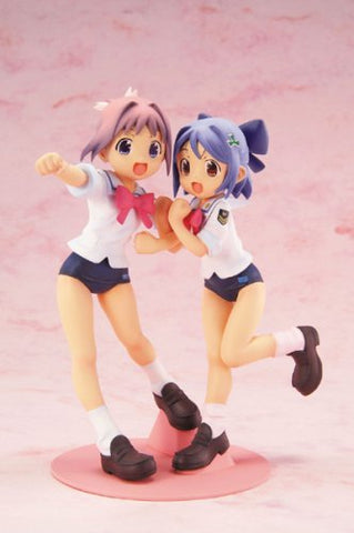 Gakuen Utopia Manabi Straight! - Inamori Mika - Amamiya Manami - Navy School Swimsuit