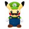 Pocket Monsters - Pokemon Center Original - Mario Pikachu - Plush Luigi Pikachu