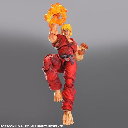 Square Enix Ken Super Street Fighter IV Arcade Edition Play Arts Action Figure store