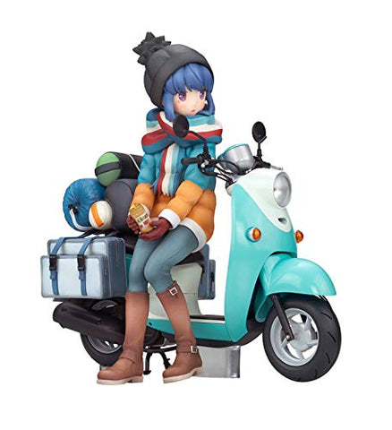 Yuru Camp△ - Shima Rin - 1/10 - with Scooter (Alter)
