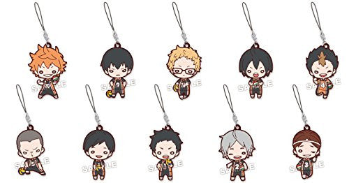 Haikyuu!! - Nitotan - Karasuno High School Uniform - Rubber Keychain - - Solaris Japan