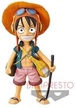One Piece - World Collectable Figure - Treasure Rally IV - Luffy - Nico Robin - Mini Merry (ver. 2) - Luffy Gear 4 - Bullet (haki) - Set of 5 Figures (Banpresto)