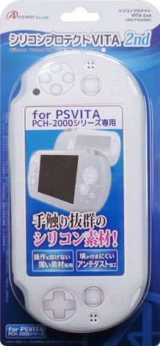 Silicon Protector for PS Vita PCH-2000 (White) - Solaris Japan